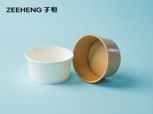 Oil Resistant Disposable Paper Sauce Cups with Custom Logo Printing in Multiple Sizes (1.5oz-4oz)