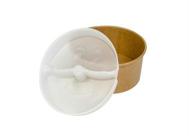 Douanekraftpapier Gerecycleerde Document Kommen met de Aanpassing van Deksels, 500 Ml 16 Oz-Document Kommen